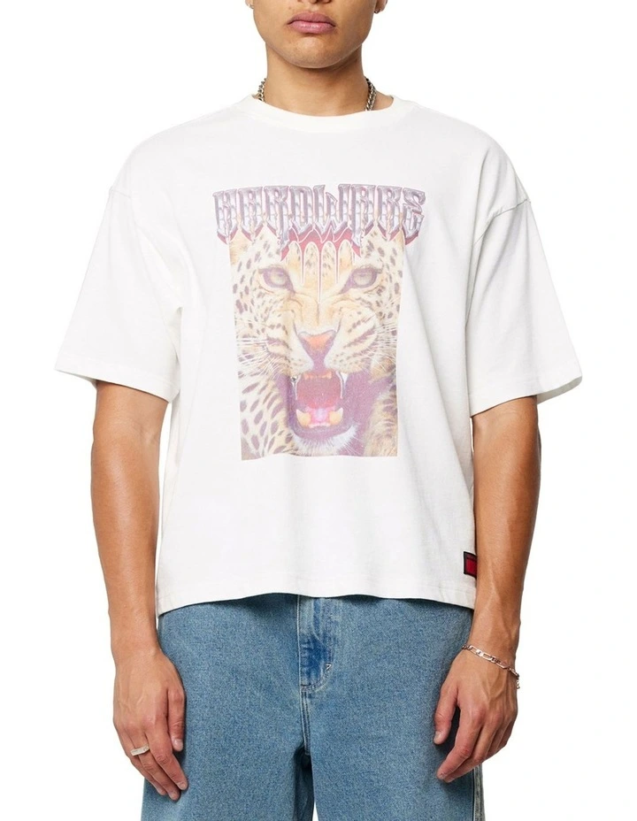 Bobby Metal Tee in White image 1