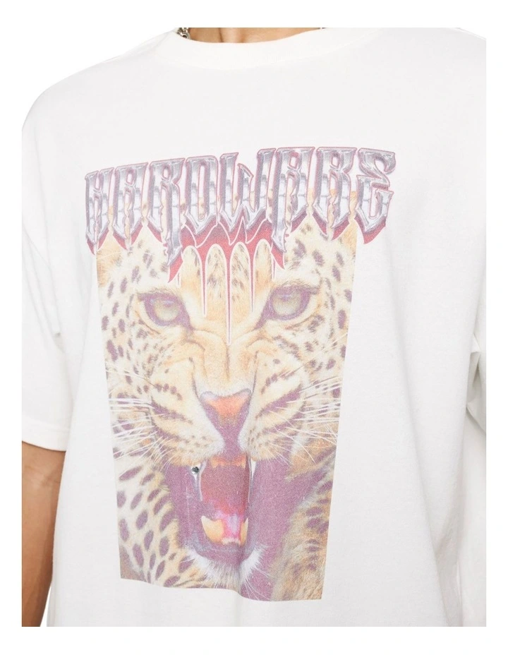 Bobby Metal Tee in White image 2