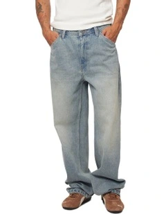 A5 Baggy Shane Jeans in Blue