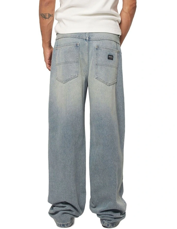 A5 Baggy Shane Jeans in Blue image 4
