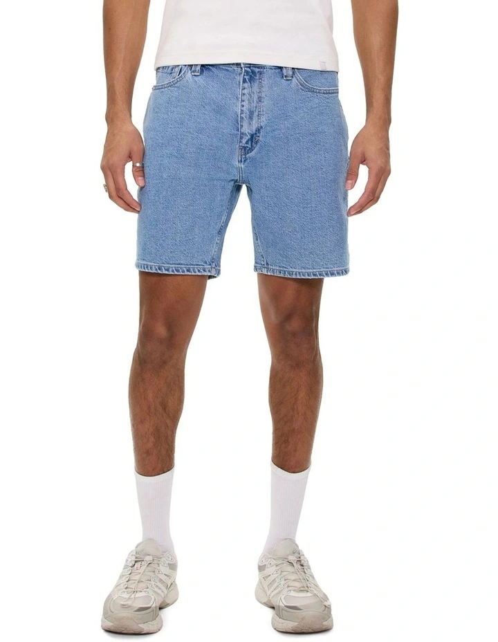 A3 Straight Short in Light Vintage Indigo image 4