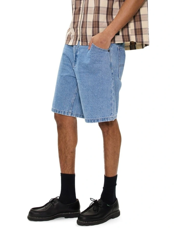 A5 Baggy Short in Blue image 3