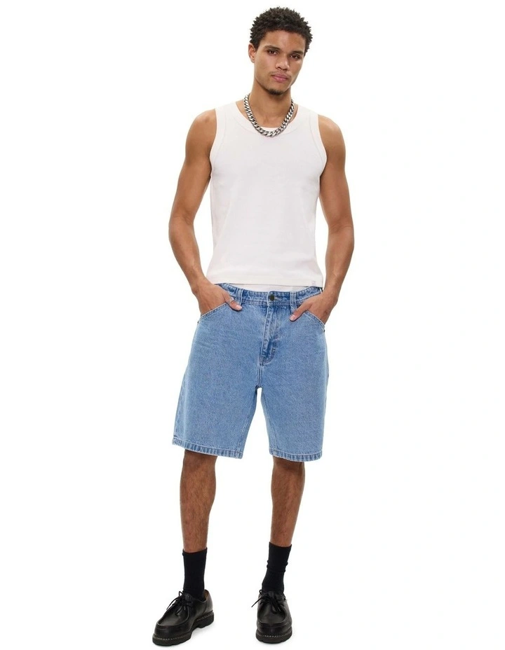 A5 Baggy Short in Blue image 5