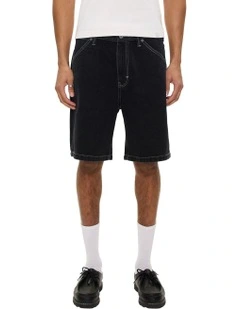 A5 Baggy Lance Shorts in Washed Black