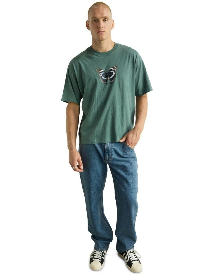 A4 Relaxed Jeans in Benson Blue image 2