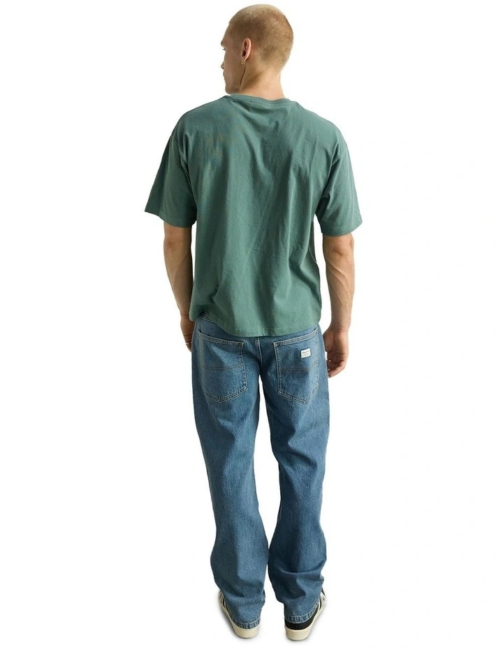 A4 Relaxed Jeans in Benson Blue image 3