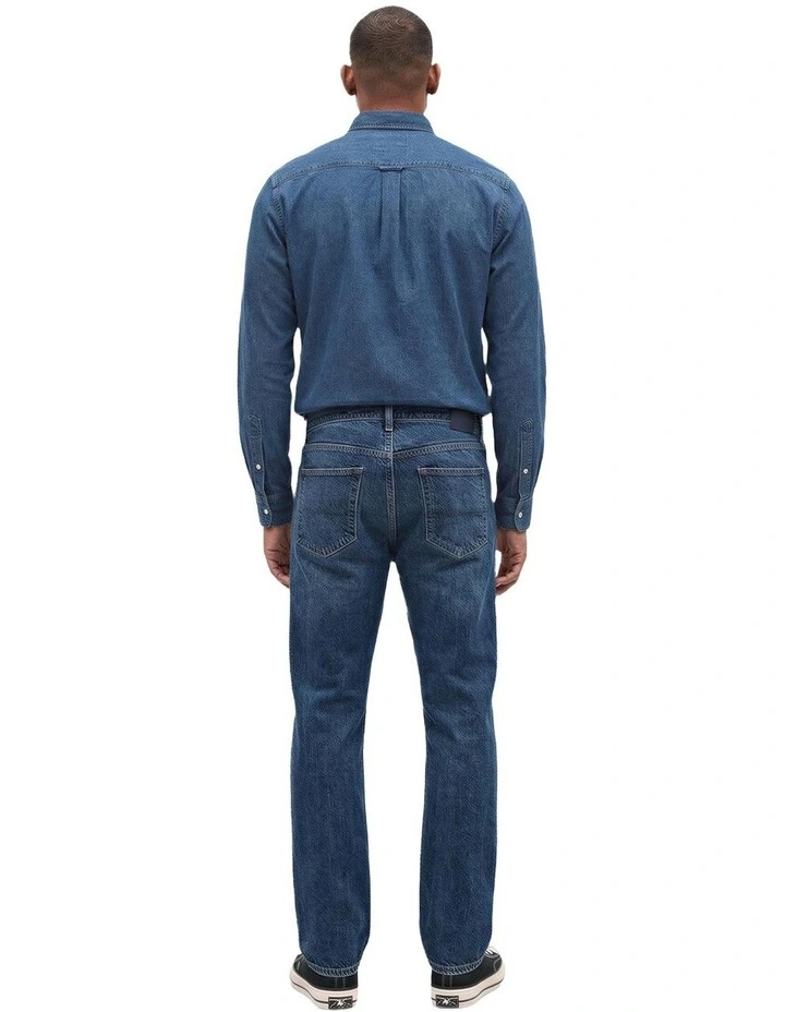 Intl Excl Long Sleeve Standard 1Packet Shirt in Blue image 2