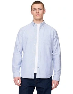 Sp 22 Long Sleeve Oxfords Shirt in Blue