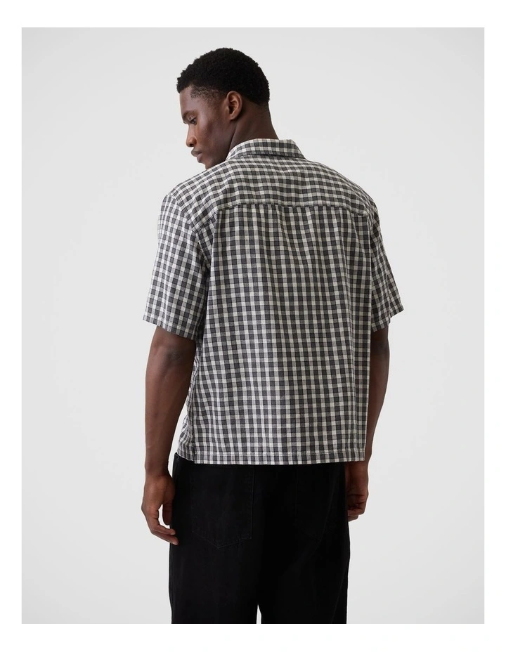Linen-Cotton Relaxed Straight-Hem Shirt image 2