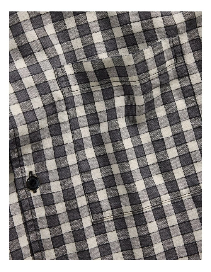 Linen-Cotton Relaxed Straight-Hem Shirt image 4