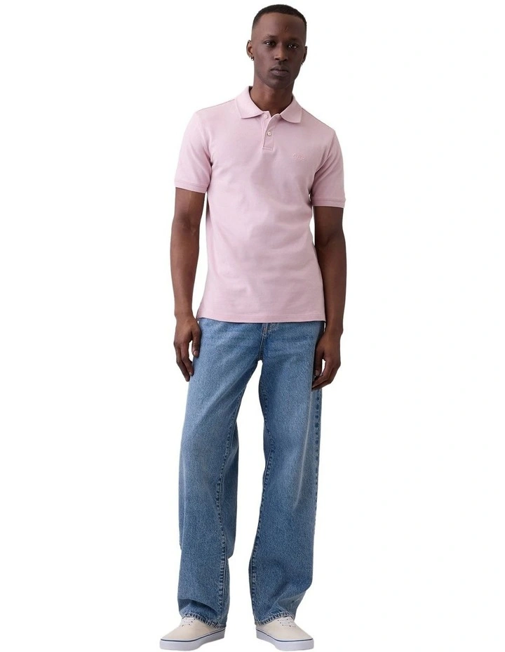 F-Logo Pk Polo Shirt in Primitive image 3