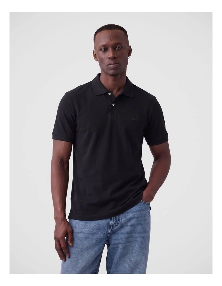 Gap Logo Pique Polo Shirt image 1