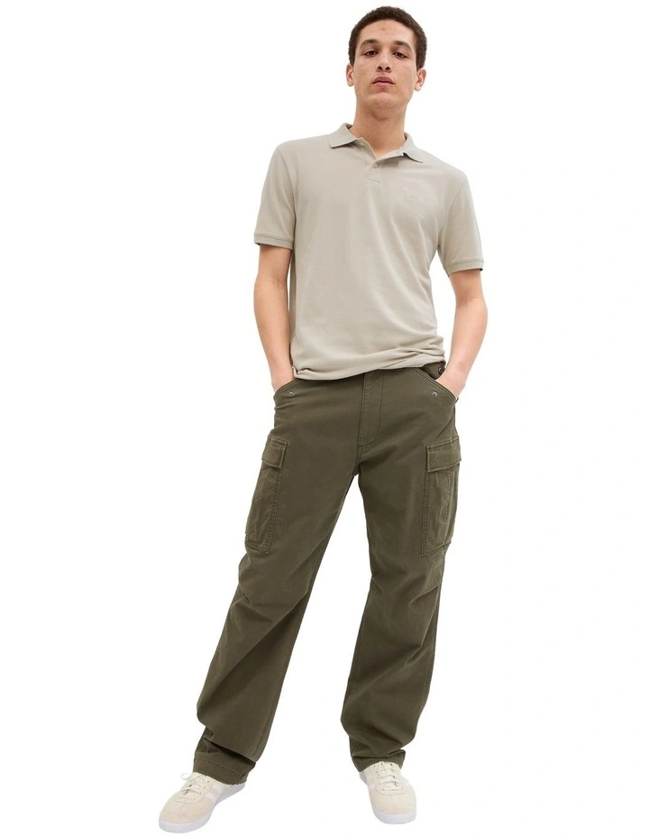 Gap Logo Pique Polo Shirt image 1