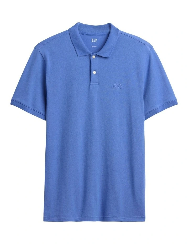 Gap Logo Pique Polo Shirt image 4