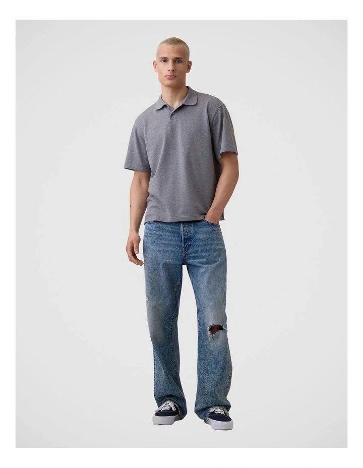 Relaxed Pique Polo image 3