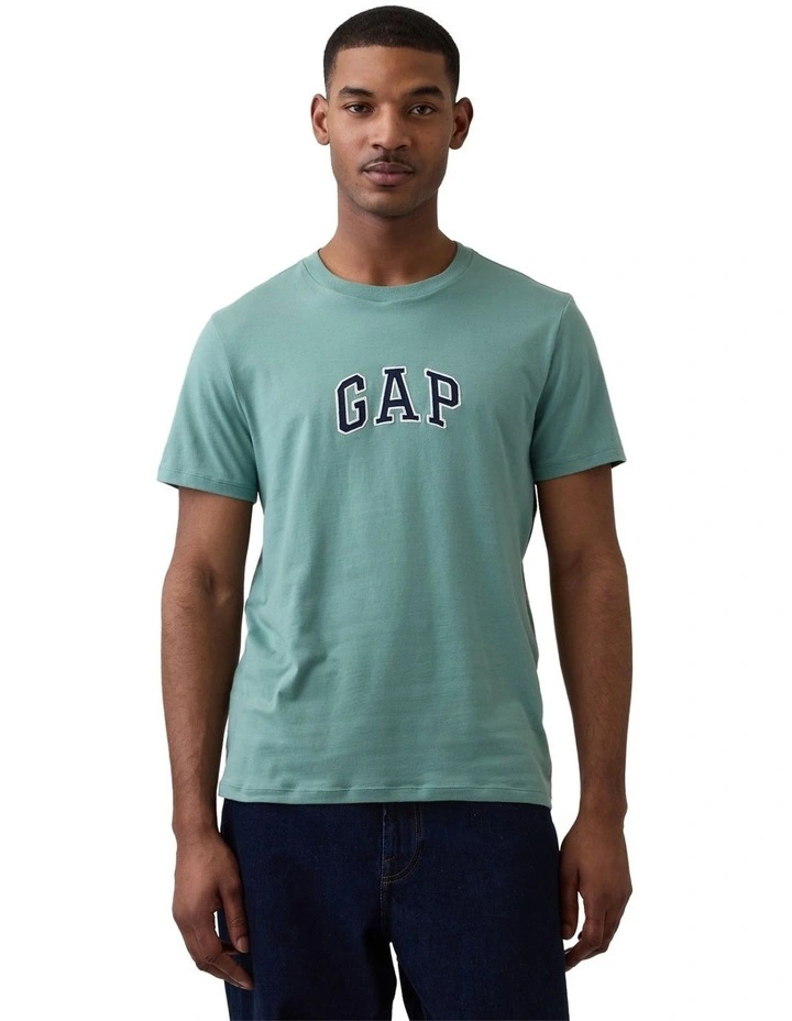 Initial New Arch T-shirt in Green image 1