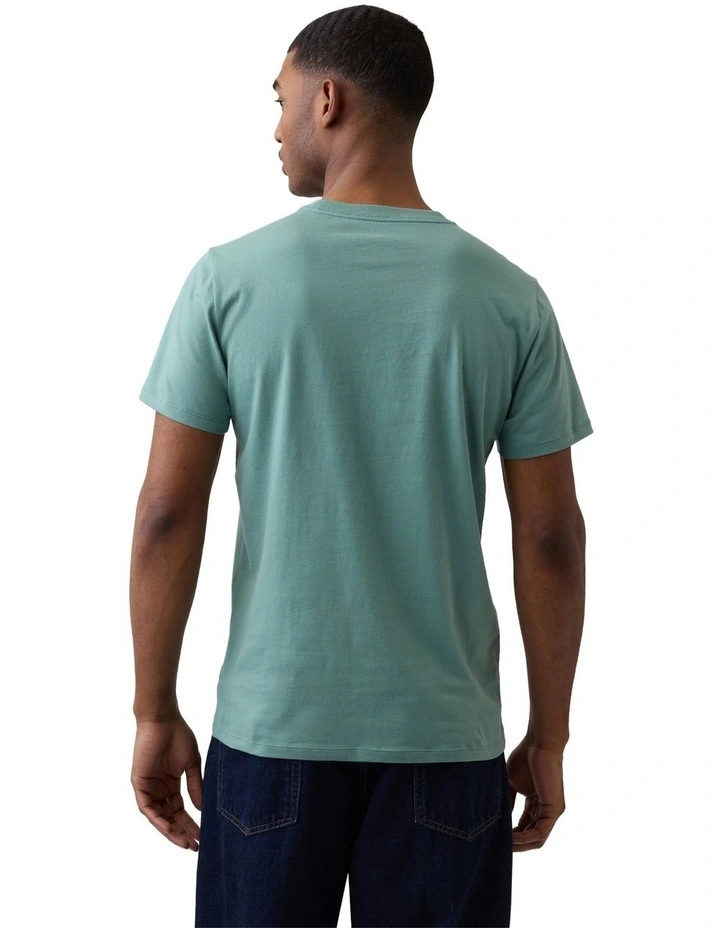 Initial New Arch T-shirt in Green image 2