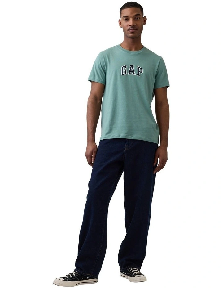 Initial New Arch T-shirt in Green image 3