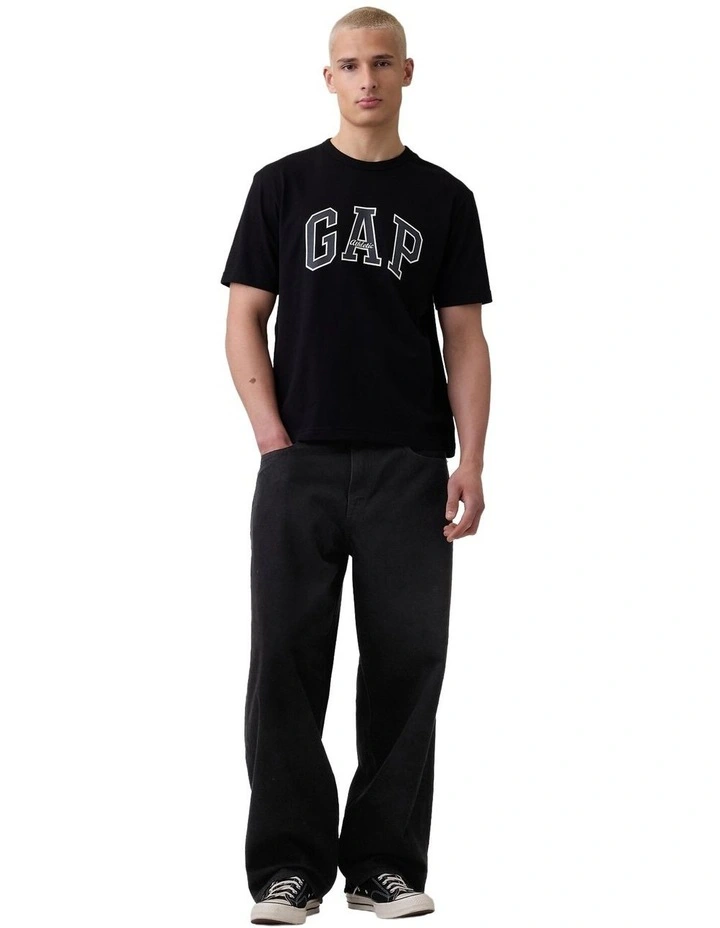 Arch Logo T-Shirt in Black image 2