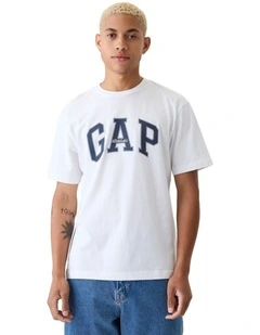 Arch Logo T-shirt in White