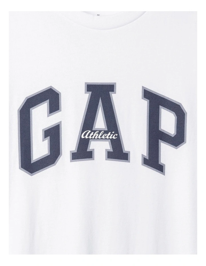 Arch Logo T-shirt in White image 4