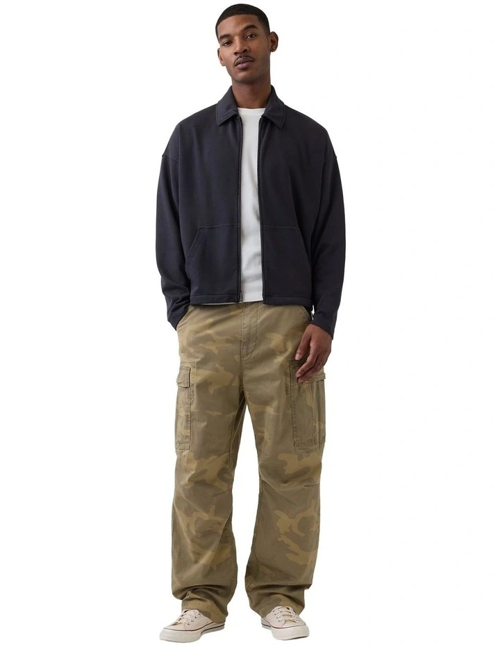 Jpn Mod Heavy Weight Ow Shirt in Black image 3