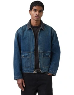 Denim Workwear Jacket in Blue