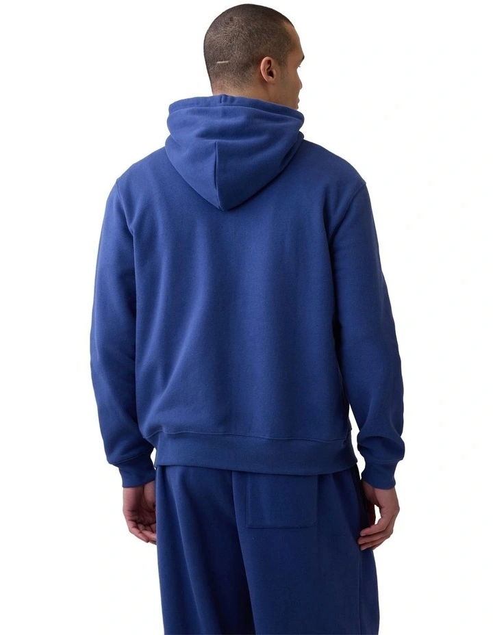 Core Arch Fz Hoodie in Blue image 3