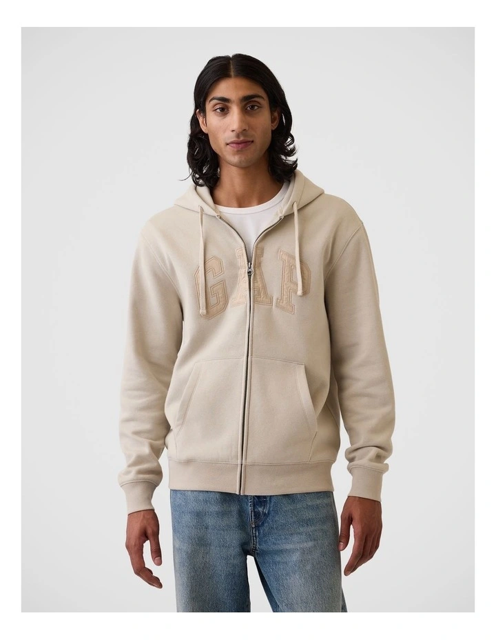 Adult VintageSoft Arch Logo Zip Hoodie image 1