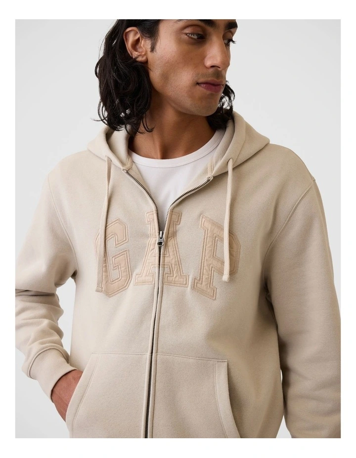Adult VintageSoft Arch Logo Zip Hoodie image 4