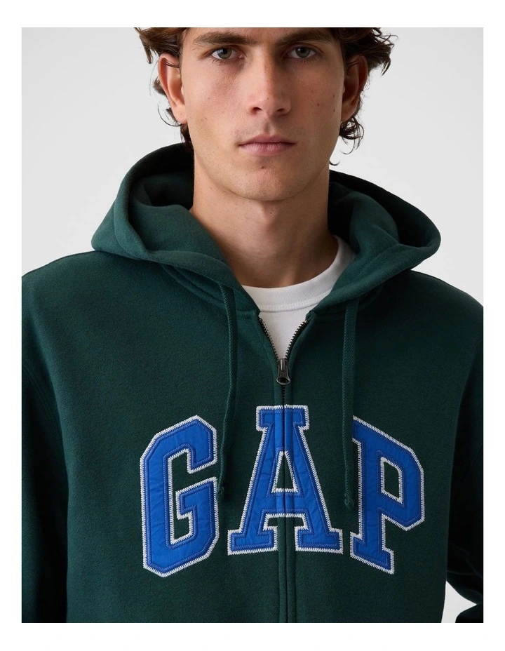 Adult VintageSoft Arch Logo Zip Hoodie image 4