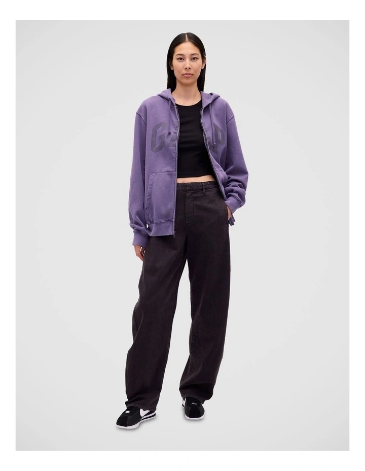 Adult VintageSoft Arch Logo Zip Hoodie image 4