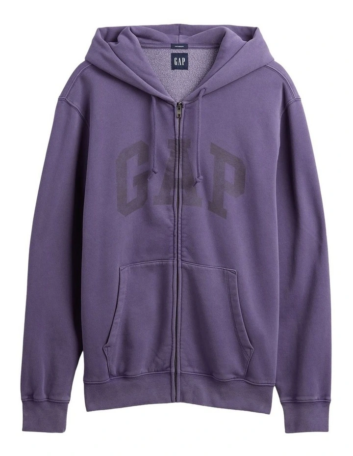 Adult VintageSoft Arch Logo Zip Hoodie image 5