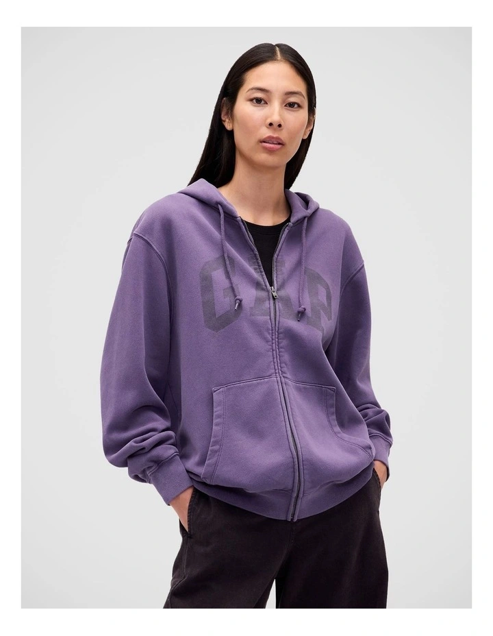 Adult VintageSoft Arch Logo Zip Hoodie image 7