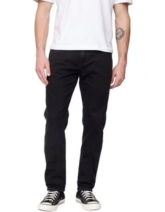 Slim Str Jeans in Black
