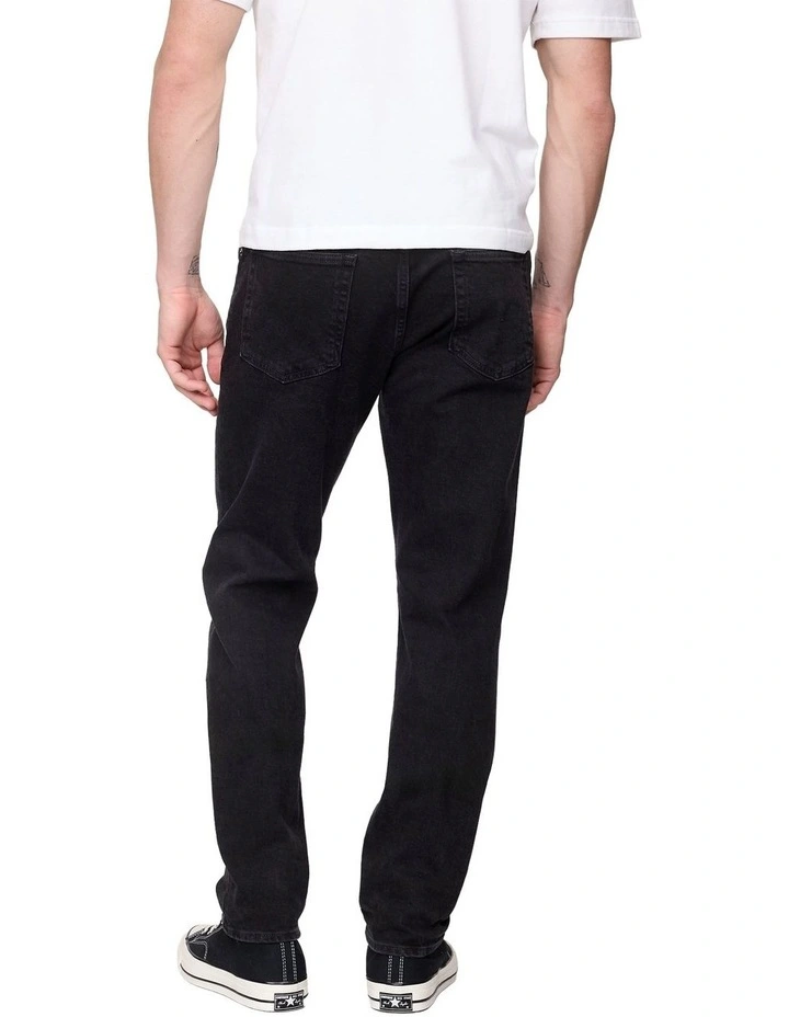 Slim Str Jeans in Black image 2