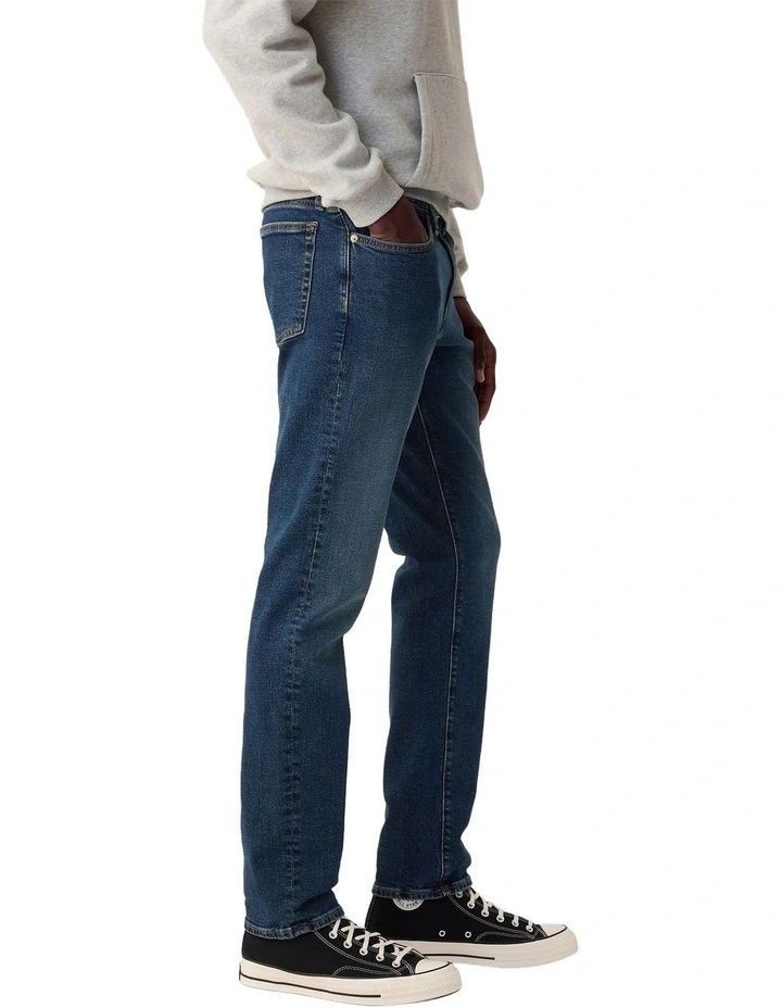 Slim Fit Denim Opp Jeans in Blue image 3