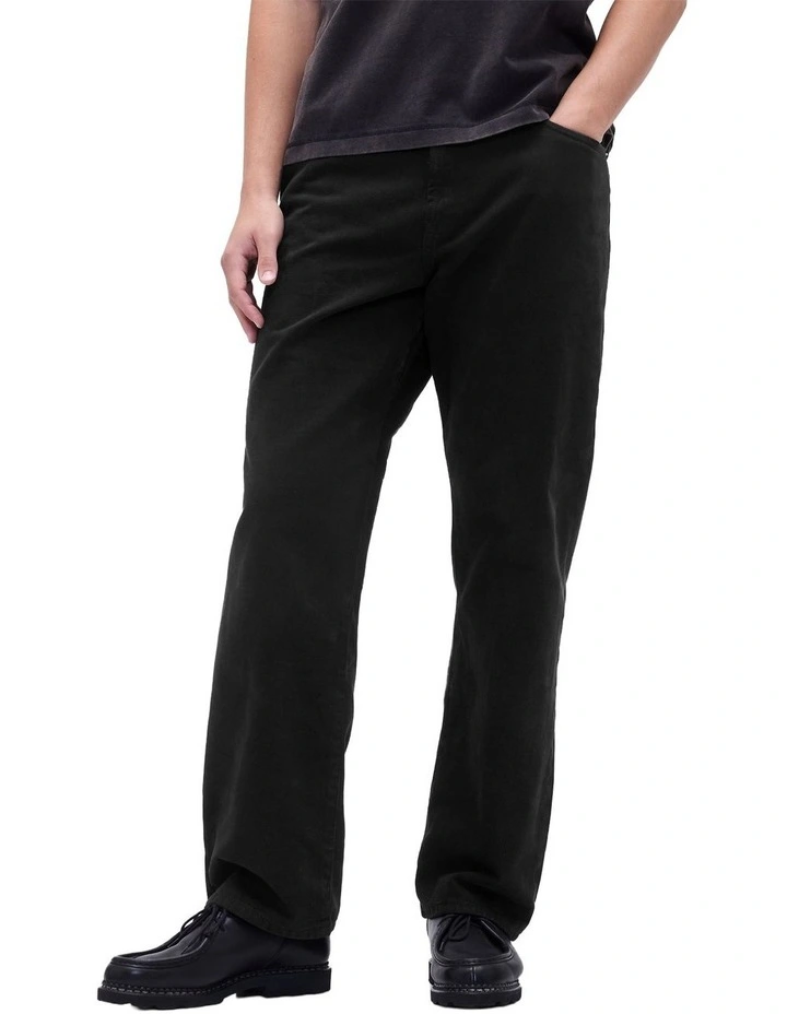 Relaxed Straight Jeans in Moonless Knight image 1