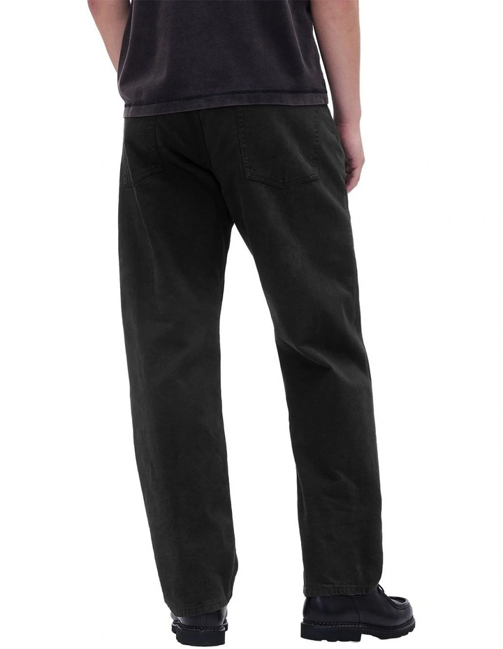Relaxed Straight Jeans in Moonless Knight image 2