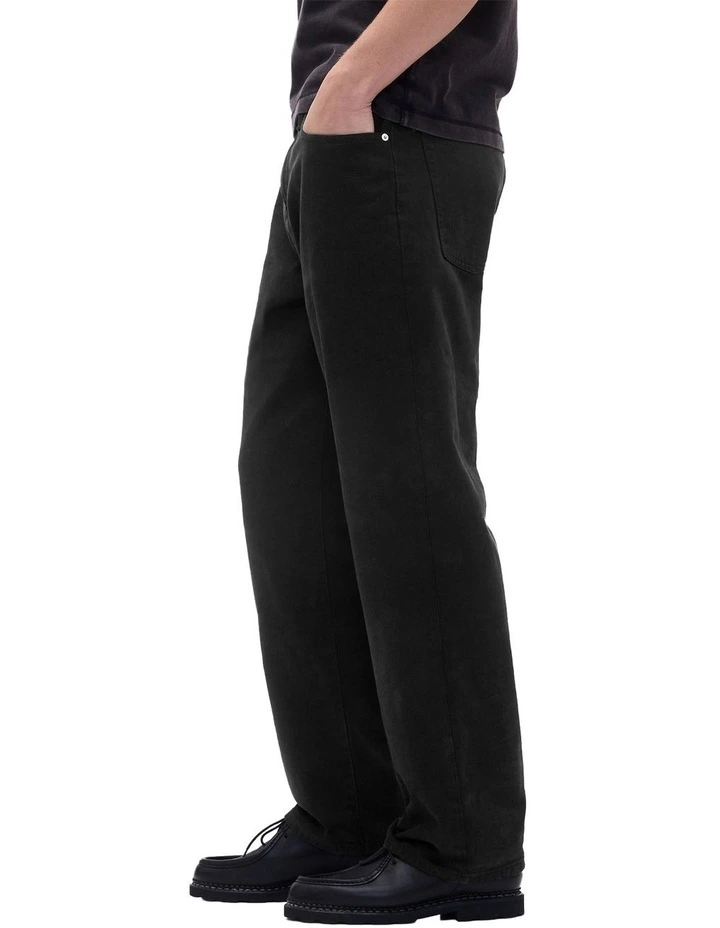 Relaxed Straight Jeans in Moonless Knight image 3