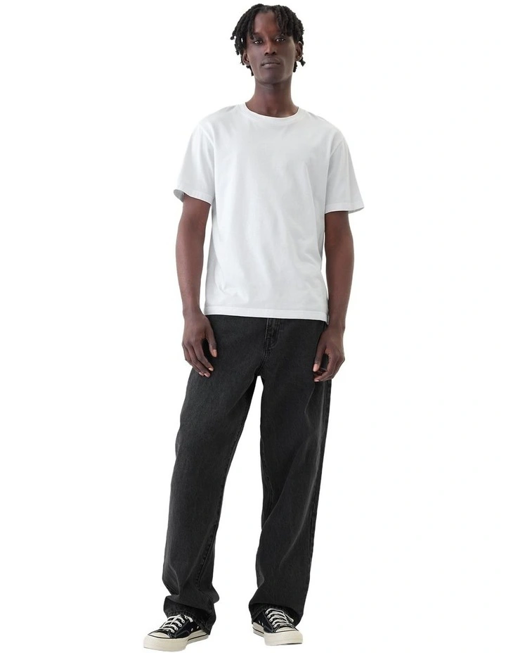 Baggy Fit Rigid Ho22 Shoes in Black Wash image 1