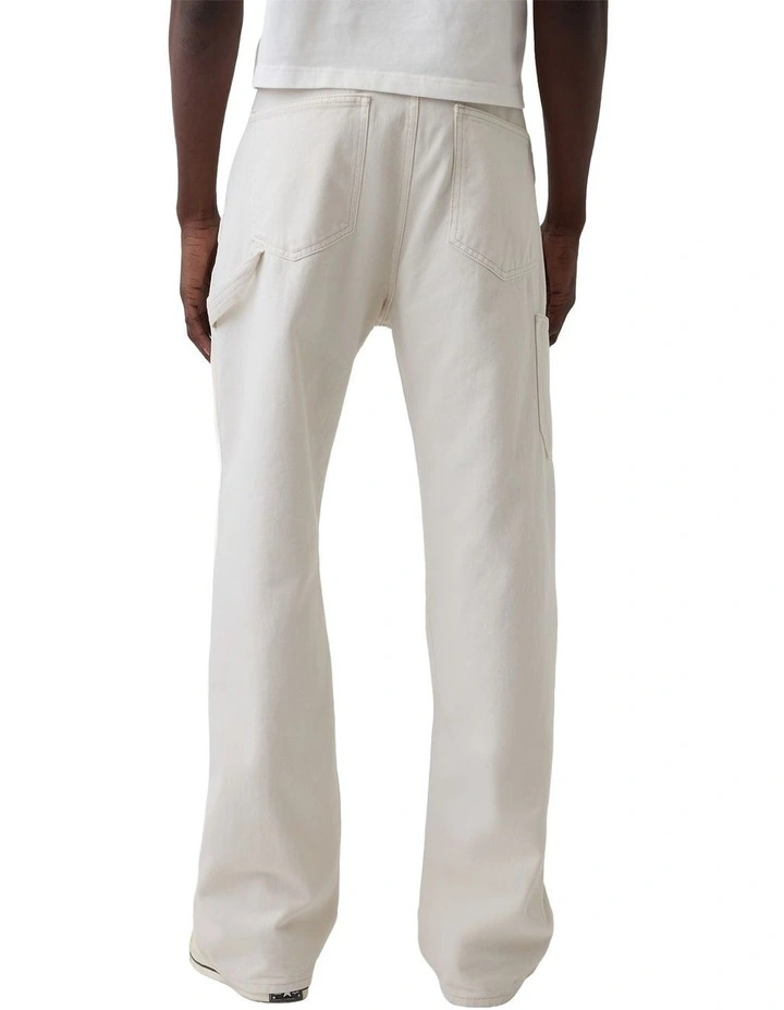 90S Loose 5 Pockets Sp26 Jeans in Hunter Ecru image 2