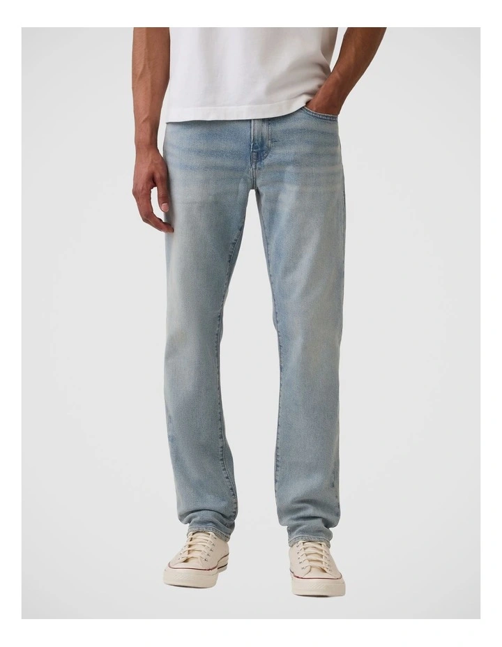 Slim Jeans in Light Wash image 1