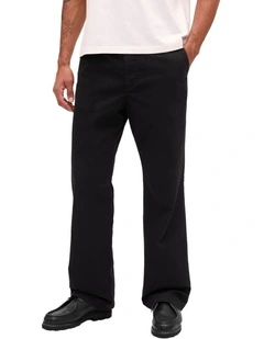 Loose Heavyweight Twill Pant 90 in Black