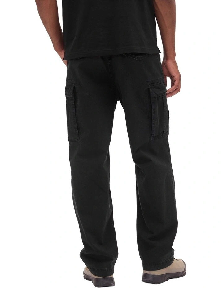 Relaxed Fit Cargo Pant Fa25 in Black image 2