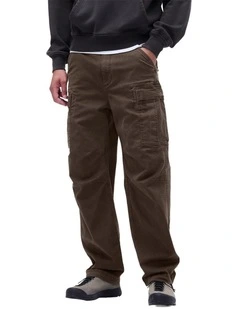 Relaxed Fit Cargo Pant Fa25 in Brown