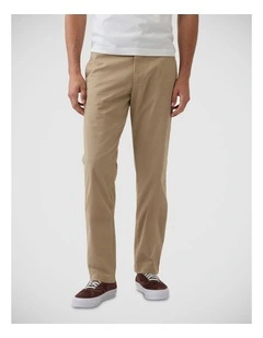 Modern Straight Khakis
