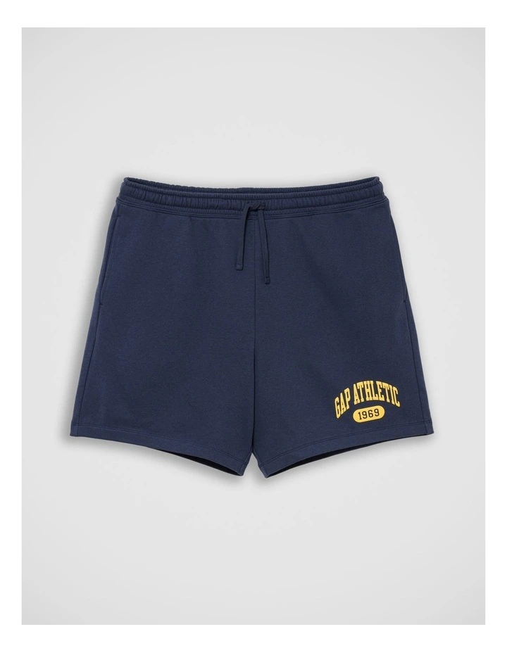 Relaxed French Terry Graphic Shorts image 6