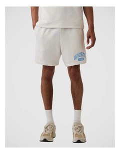 Relaxed French Terry Graphic Shorts