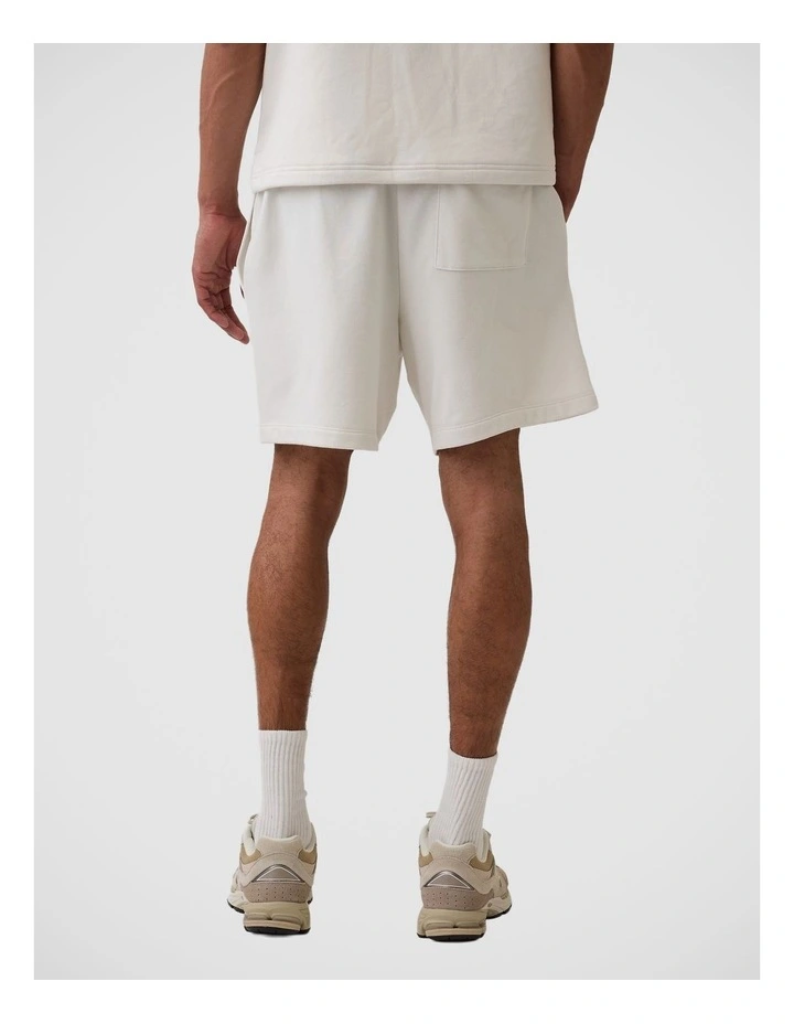 Relaxed French Terry Graphic Shorts image 3